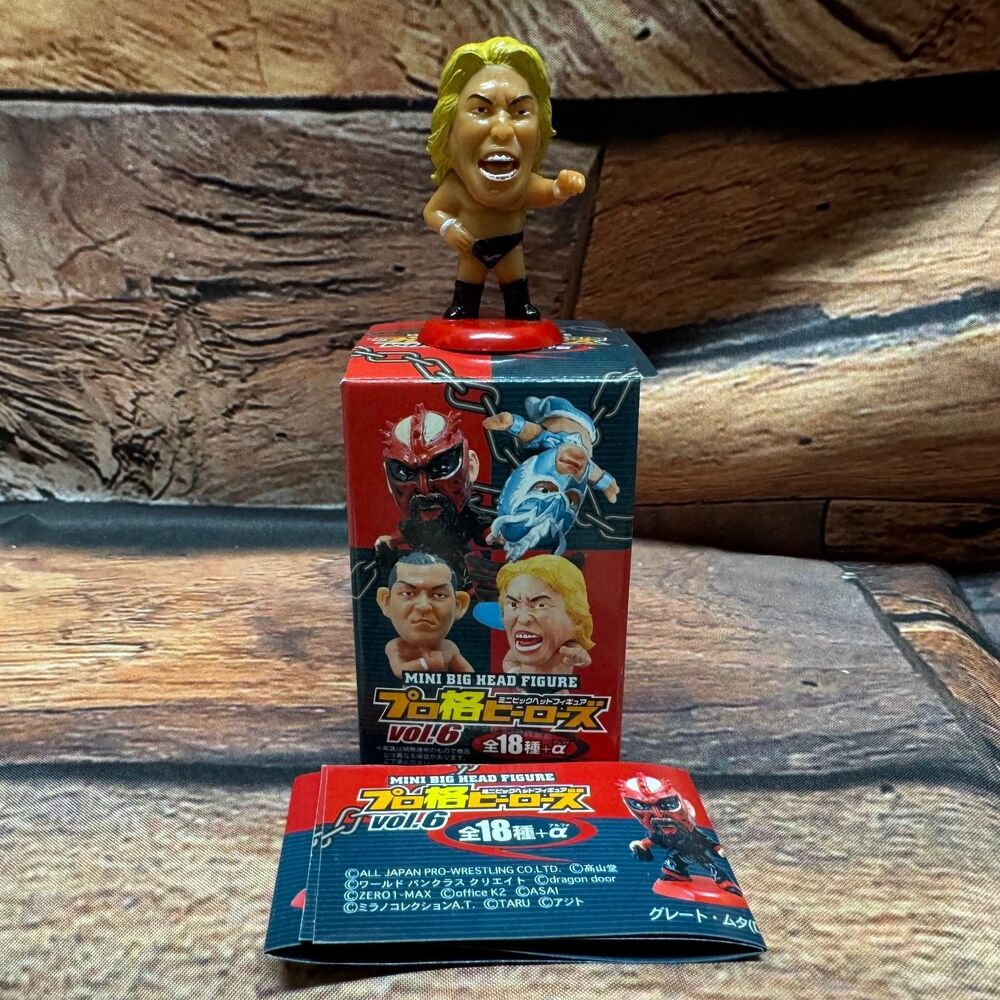 Charapro Yoshihiro Takayama Mini Big Head Figure Vol 6 Puroresu Heroes